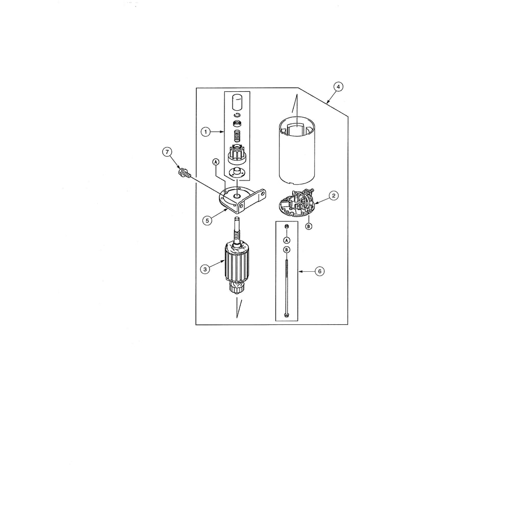Starter Diagram and Parts List for 17AI2ACP756  Cub Cadet Lawn Tractor